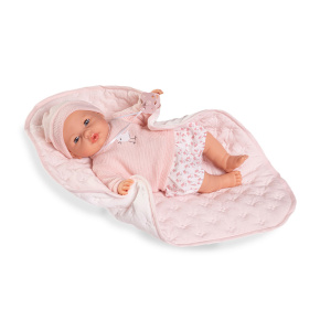 Bábika Bimba s prešívanou dekou 37 cm, so zvukom Bábika Bimba s prešívanou dekou 37 cm, so zvukom