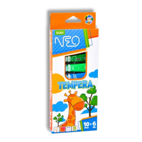 Farby temperové Neo Fantasy 6 ml /sada 10 ks