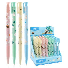 Pero guľôčkové M&G Summer Cha-Cha-Cha 0,7 mm - modrá náplň /1ks Pero guľôčkové M&G Summer Cha-Cha-Cha 0,7 mm - modrá náplň /1ks