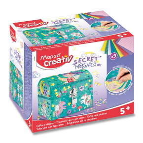 Kreatívna sada MAPED Creativ Secret Mosaics Jewellery box - pokladnička Kreatívna sada MAPED Creativ Secret Mosaics Jewellery box - pokladnička