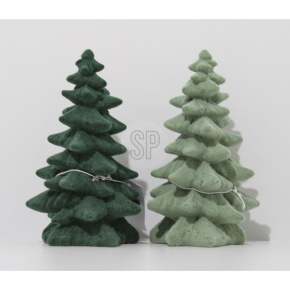 Vianočný stromček zasnežený 145 mm (mix 2 farieb /cena za 1 ks) Vianočný stromček zasnežený 145 mm (mix 2 farieb /cena za 1 ks)