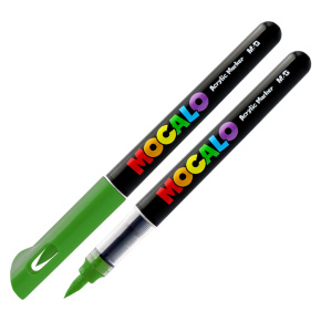 Popisovač M&G MOCALO Acrylic Marker, štetcový hrot - Forest Green 508 Popisovač M&G MOCALO Acrylic Marker, štetcový hrot - Forest Green 508