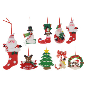 Vianočná dekorácia na zavesenie 10 cm (8 variant figúrok)