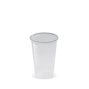 Pohár priehľadný 0,2 l (PP), 15 ks