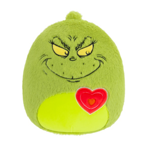 SQUISHMALLOWS Fuzzamallows Grinch - Grinch se srdíčkem SQUISHMALLOWS Fuzzamallows Grinch - Grinch se srdíčkem