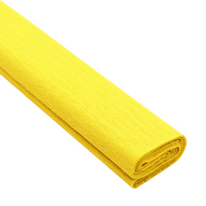 Krepový papier JUNIOR 200x50 cm - žltý 04