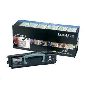 Čierny toner LEXMARK pre X203n / X204n na 2500 strán Čierny toner LEXMARK pre X203n / X204n na 2500 strán