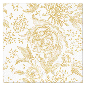 Obrúsky PAW L 33x33cm Rose Peonies