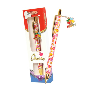 Pero guľôčkové CHARM Happy - modrá náplň