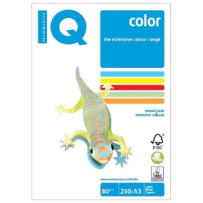 Kopírovací papier farebný A3 80g /m2 IQ color Rainbow 5x 50 hárkov
