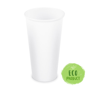 Papierový pohár biely 610ml, XXL (O 90mm), /50ks/
