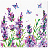 Obrúsky TaT 33x33cm Lavender Butterfly - motýľ