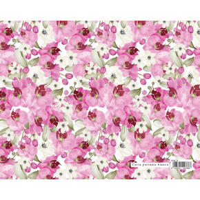 Darčekový baliaci papier GARDEN 70x100 cm - orchidea