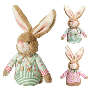 Veľkonočný zajac stojaci (mix /cena 1ks)