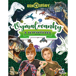 Omaľovánky s tetovaním JM - Dinosaury