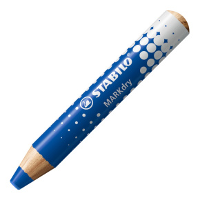 Suchý popisovač na tabuľu a flipchart - STABILO MARKdry - modrá