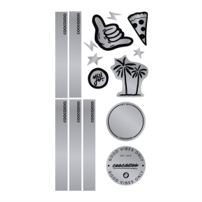 Reflexné samolepky StickyRicky coocazoo, Black Reflexné samolepky StickyRicky coocazoo, Black