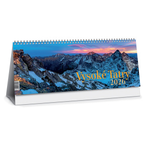 Kalendár stolový Vysoké Tatry 2026