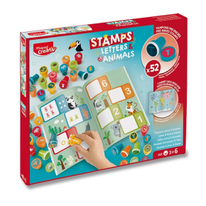 Kreatívna sada MAPED Creativ Stamps Alphabet & Animals - 26 + 26 ks pečiatok Kreatívna sada MAPED Creativ Stamps Alphabet & Animals - 26 + 26 ks pečiatok