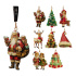 Vianočné retro figúrky 10 cm, mix /1ks