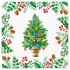 Obrúsky TaT 33x33cm Decorated Tree