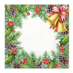 Obrúsky TaT 33x33cm Glory Christmas Frame Obrúsky TaT 33x33cm Glory Christmas Frame