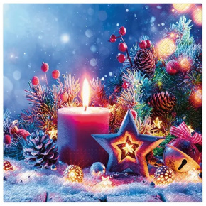Obrúsky TaT 33x33cm Candle Glow Obrúsky TaT 33x33cm Candle Glow