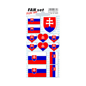 Samolepky FAN set - SR