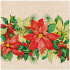 Obrúsky PAW L 33x33cm We Care Noble Poinsettia