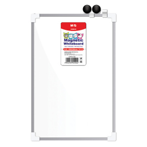 Tabuľa biela magnetická 25 x 35 cm + Popisovač + Magnetky