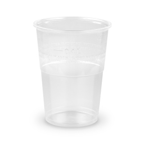 Pohár priehľadný 0,4 l (PP) 50 ks