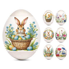 Košieľky na veľkonočné vajíčka 12 ks - jarné motívy