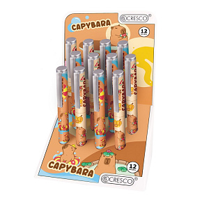 Pero bombičkové Go Pen - Capybara (mix /cena 1ks) - modrá náplň