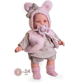 Bábika Kika s čiapkou a vestou 27 cm, so zvukom Bábika Kika s čiapkou a vestou 27 cm, so zvukom