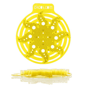 Pisoárové sitko POWËRSCREEN žlté - vôňa citrus (2ks)