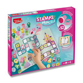 Kreatívna sada MAPED Creativ Stamps Princess - 52 ks pečiatok Kreatívna sada MAPED Creativ Stamps Princess - 52 ks pečiatok